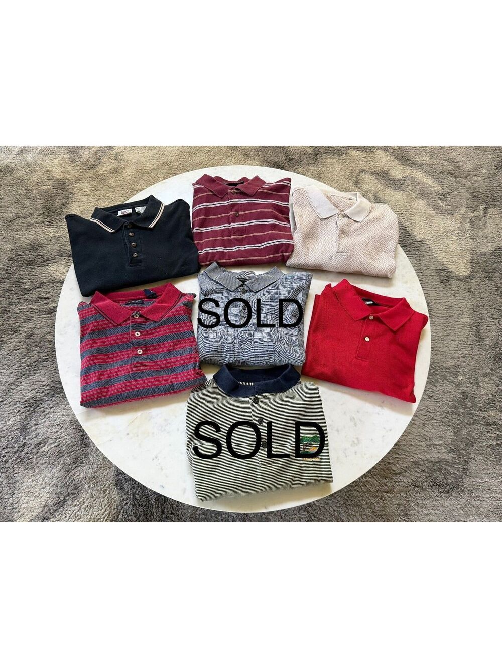 Vintage Men's Golf Polo Shirts - XL